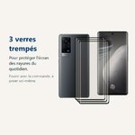 Verre trempé pour protéger lécran – Verres Trempes X3 Pour Vivo X60 Pro 5G