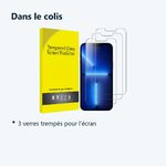 Contenu du colis – Verres Trempes X3 Pour iPhone 13 Pro Max