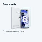 Contenu du colis – Verres Trempes X3 Pour Realme 8 5G