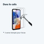Contenu du colis – Verres Trempes X3 Pour Samsung Galaxy A14 4G / 5G
