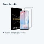 Contenu du colis – Verres Trempes X3 Pour Samsung Galaxy S24 FE