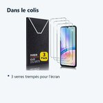 Contenu du colis – Verres Trempes X3 Pour Samsung Galaxy A05S