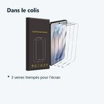 Contenu du colis – Verres Trempes X3 Pour Samsung Galaxy S26 Ultra