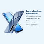 Accessoire ajusté au modèle exact – Coque Pour Samsung Galaxy A17 Silicone Transparente Angles Renforcés + Verre Trempé
