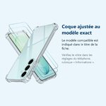 Accessoire ajusté au modèle exact – Coque Pour Samsung S26 FE Silicone Transparente Angles Renforcés + 2 Verres Trempés