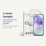 Verre trempé pour protéger lécran – Verres Trempés X3 Pour Samsung Galaxy A35 5G