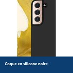 Vue de détail – Coque Pour Samsung Galaxy S22 PLUS 5G Silicone Noire