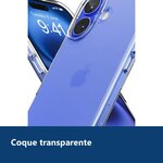 Vue de détail – Coque Silicone Transparente Pour iPhone 16 Plus