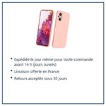 Expédition le jour même, livraison offerte, retours sous 30 jours – Coque Silicone Couleur Rose Pour Oppo Reno 8 Lite 5G