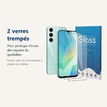Verre trempé pour protéger lécran – Verres Trempés X2 Pour Samsung Galaxy A16
