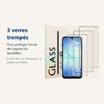 Verre trempé pour protéger lécran – Verres Trempés X3 Pour Samsung Galaxy A17