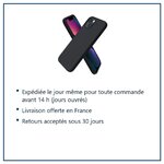 Expédition le jour même, livraison offerte, retours sous 30 jours – Coque Pour iPhone 13 Silicone Noire
