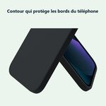 Contour qui protège les bords – Coque Pour iPhone 13 Silicone Noire