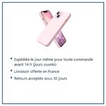 Expédition le jour même, livraison offerte, retours sous 30 jours – Coque Silicone Couleur Rose Pour iPhone 14 Plus
