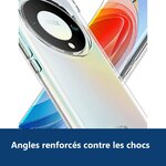 Vue de détail – Coque Silicone Transparente Angles Renforcés Pour Honor Magic 5 Lite 5G