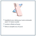 Expédition le jour même, livraison offerte, retours sous 30 jours – Coque Silicone Rose Pour Samsung Galaxy A34 5G