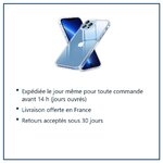 Expédition le jour même, livraison offerte, retours sous 30 jours – Coque Transparente pour iPhone 13 Pro (6,1 pouces)