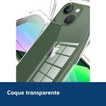 Vue de détail – Coque Transparente pour iPhone 13 Mini (5,4 pouces) et Verre Trempé Film Protection Ecran