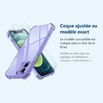 Accessoire ajusté au modèle exact – Coque antichoc pour iPhone 12 Mini (5,4 pouces) et 2 Verres Trempé Film Protection Ecran