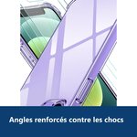 Vue de détail – Coque antichoc pour iPhone 12 Mini (5,4 pouces) et 2 Verres Trempé Film Protection Ecran