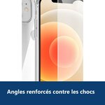 Vue de détail – Coque antichoc pour iPhone 12 Mini (5,4 pouces) et Verre Trempé Film Protection Ecran