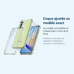 Accessoire ajusté au modèle exact – Coque Pour Samsung Galaxy A35 5G Silicone Transparente Angles Renforcés + 2 Verres Trempé