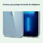 Contour qui protège les bords – Coque Transparente pour iPhone 13 Pro Max (6,7 pouces)