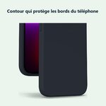 Contour qui protège les bords – Coque Noir pour iPhone 13 Pro Max (6,7 pouces)