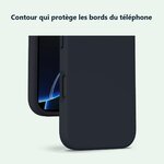 Contour qui protège les bords – Coque Pour iPhone 16 Pro Silicone Noir