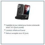 Expédition le jour même, livraison offerte, retours sous 30 jours – Coque Silicone Pour iPhone 16 Pro Max Couleur Noir Avec A
