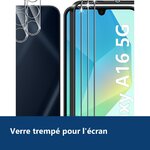 Vue de détail – Verre Trempé et Protection Caméra Arrière Transparent X3 Pour Samsung Galaxy A16