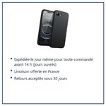 Expédition le jour même, livraison offerte, retours sous 30 jours – Coque Pour iPhone 16e Silicone Noir