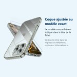 Accessoire ajusté au modèle exact – Coque Silicone Transparente + Verre Trempé Pour iPhone 16 Pro