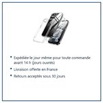 Expédition le jour même, livraison offerte, retours sous 30 jours – Coque Silicone Transparente + 2 Verres Trempés Pour iPhon