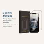 Verre trempé pour protéger lécran – Verres Trempés X2 Pour iPhone 16e