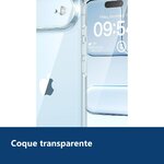 Vue de détail – Coque Silicone Transparente + Verre Trempé Pour iPhone 17 Air