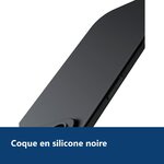Vue de détail – Coque Pour iPhone 17 Air Silicone Noir