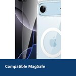 Vue de détail – Coque Silicone Transparente Compatible Magsafe + 2 Verres Trempés Pour iPhone 17 Air