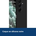 Vue de détail – Coque Pour Samsung Galaxy S25 FE Silicone Noir