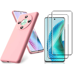 coque-silicone-rose-protections-ecrans-x2-pour-honor-magic-6-lite-little-boutik