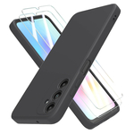 coque-silicone-noir-2x-verres-trempes-pour-samsung-a05s-little-boutik