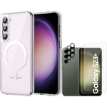 coque-transparente-magsafe-pack-glass-x2-samsung-s23-plus-little-boutik
