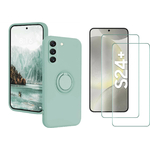 case-anneau-vert-glass-x2-pour-samsung-s24-plus-little-boutik