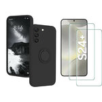 case-anneau-noir-glass-x2-pour-samsung-s24-plus-little-boutik