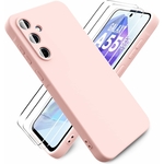 coque-silicone-rose-pour-samsung-glaxy-a55-2-verres-trempes-little-boutik