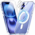 coque-silicone-antichoc-transparente-pack-glass-x2-pour-iphone-16-little-boutik