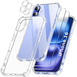 coque-silicone-antichoc-transparente-pack-glass-x2-pour-iphone-16-little-boutik