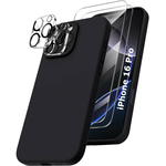 coque-silicone-noir-pack-glass-x2-pour-iphone-16-pro-little-boutik