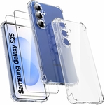 coque-silicone-transparente-renforces-2x-verres-trempes-ecran-samsung-galaxy-s25-little-boutik