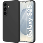 coque-silicone-noir-2x-verres-trempes-samsung-galaxy-s25-little-boutik
